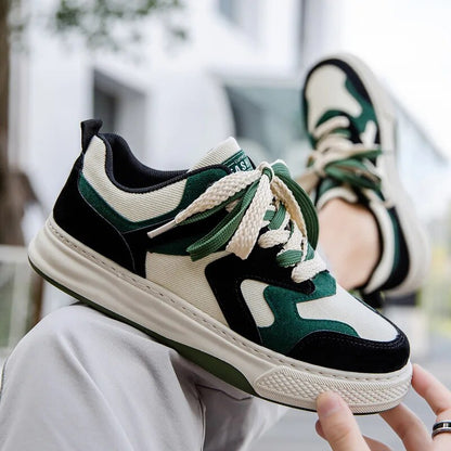 Herrenschuhe, klassisch, urban Stil, Schnürung, synthetisches Material-2