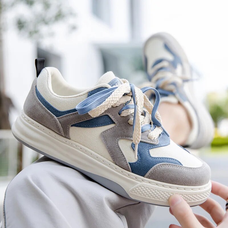 Herrenschuhe, klassisch, urban Stil, Schnürung, synthetisches Material-5