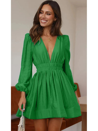 Variant image for Damen-Minikleid, schickes Polyester, für feine Anlässe-13