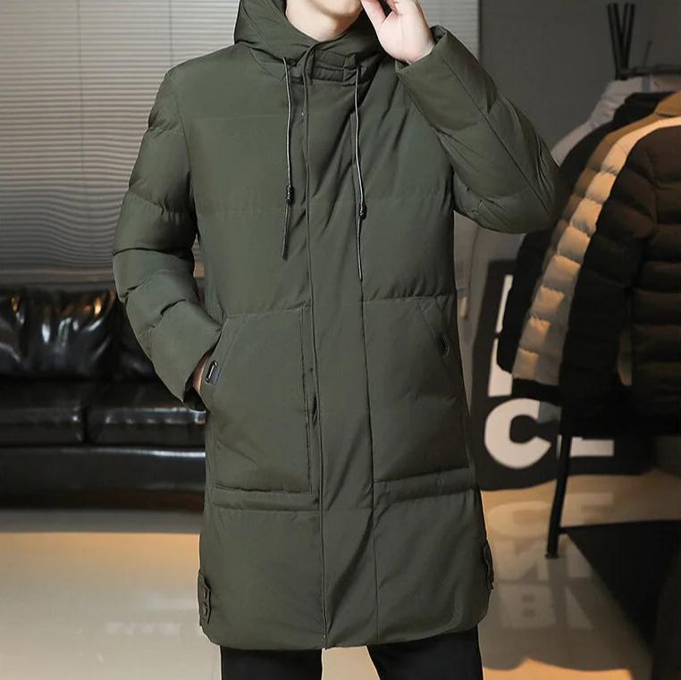 Winterparka Damen Lang Elegantes Design Polyester und Baumwolle-6