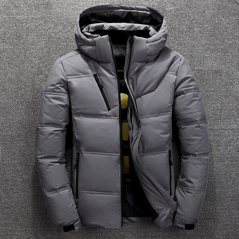 Herren-Winterjacke, abnehmbarer Kapuze, Polyester, extra, warm, strapazierfähig 6