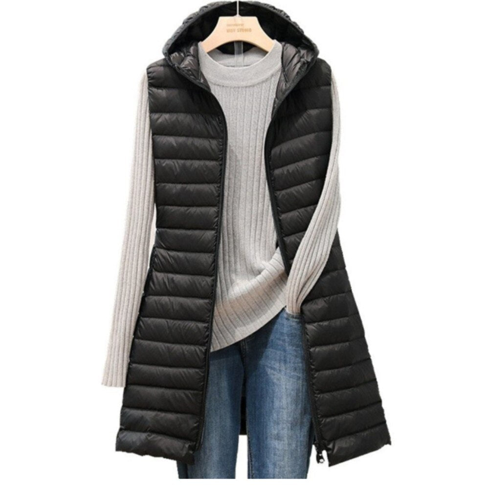 Damenjacke mit Kapuze Gepolstert Polyester im trendigen Design-4