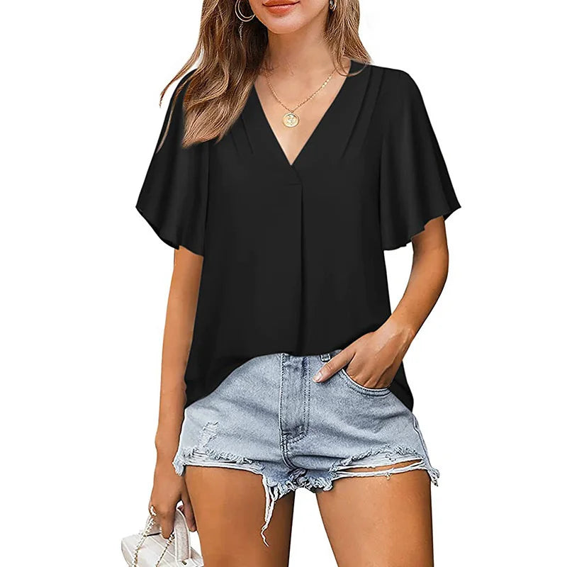 Trendige, vielseitige Damenbluse aus 100% Polyester-3