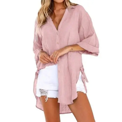 Weiße Damenbluse aus hochwertigem Material – lässige und elegante Bluse für alle Anlässe 9