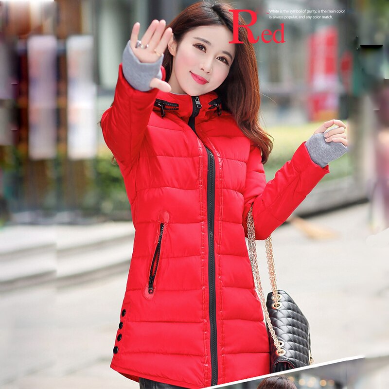 Damenjacke Wasserdicht Kapuze Herbst Winter Baumwolle Polyester Mikrofaser 6