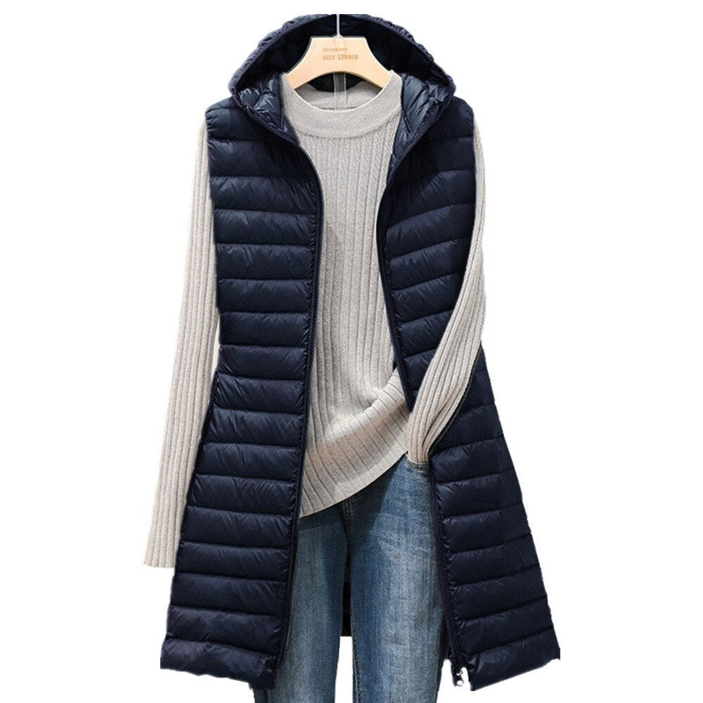 Damenjacke mit Kapuze Gepolstert Polyester im trendigen Design-2