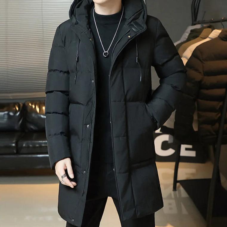 Variant image for Winterparka Damen Lang Elegantes Design Polyester und Baumwolle-1