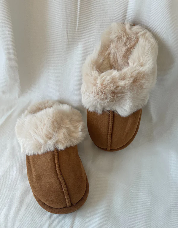 Variant image for Damen-Pantoffeln, Teddy, Leder, weich und bequem-19