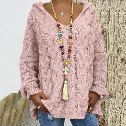 Variant image for Damen-Hoodie, Zopfstrick, weiche Acryl-Mischung-37