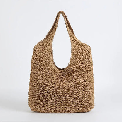 Damen-Handtasche Geräumig Gewebte Details Strapazierfähiges Material-1