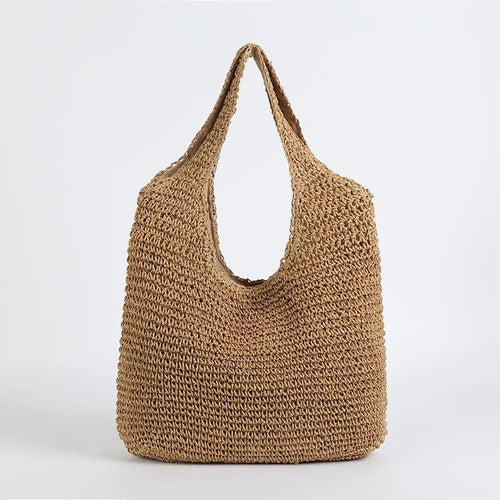 Damen-Handtasche Geräumig Gewebte Details Strapazierfähiges Material-1