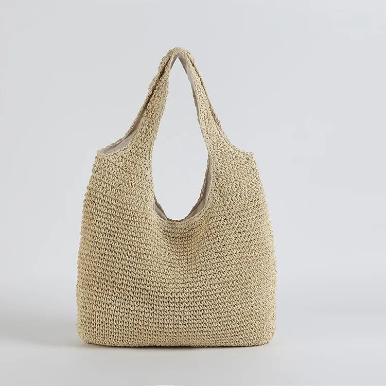 Variant image for Damen-Handtasche Geräumig Gewebte Details Strapazierfähiges Material-2