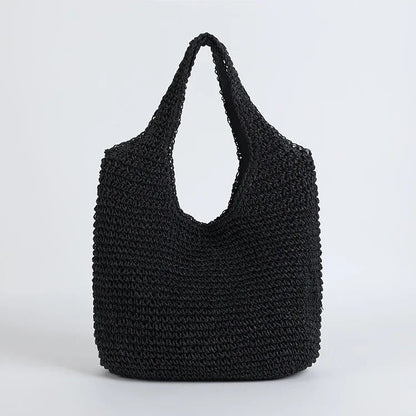 Damen-Handtasche Geräumig Gewebte Details Strapazierfähiges Material-3