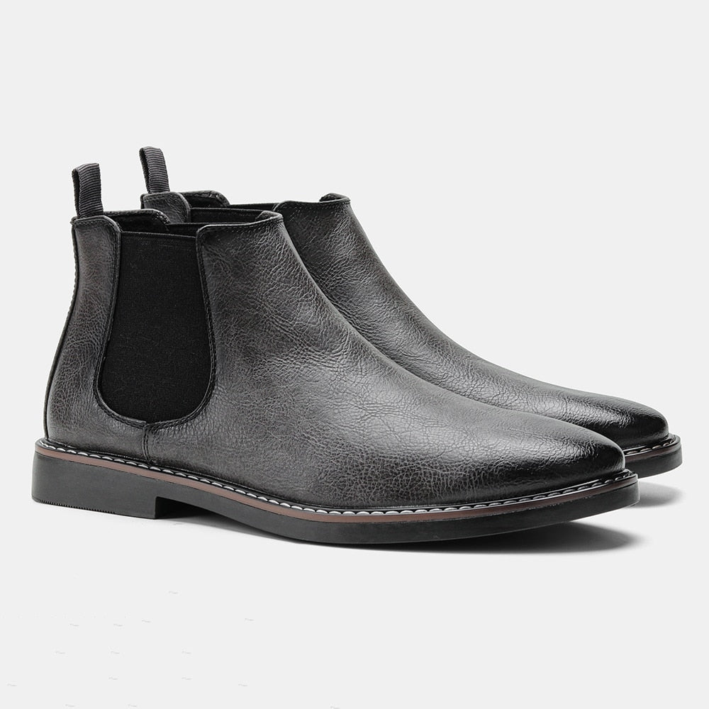 Variant image for Herren-Chelsea-Stiefel, elegantes Leder, Slip-On-22