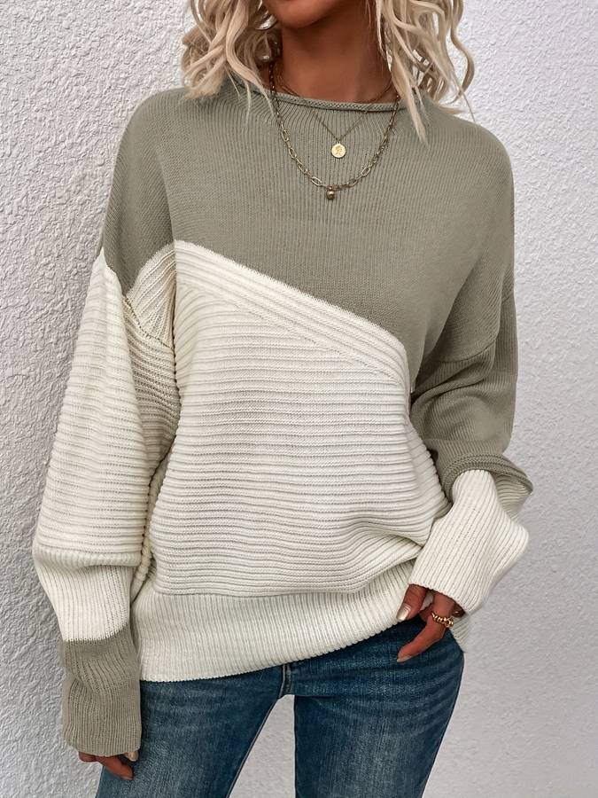 Variant image for Damen-Strickpullover, aus weichem Material, mit lässiger Passform-1