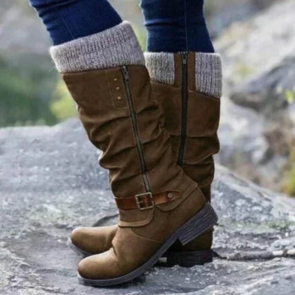Orthopädische Herren-Stiefel, Gummisohle, Kunstleder-2