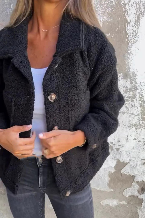 Langer Wintermantel mit Seitentaschen in hoher Qualität aus 100% Polyester-5 für Damen