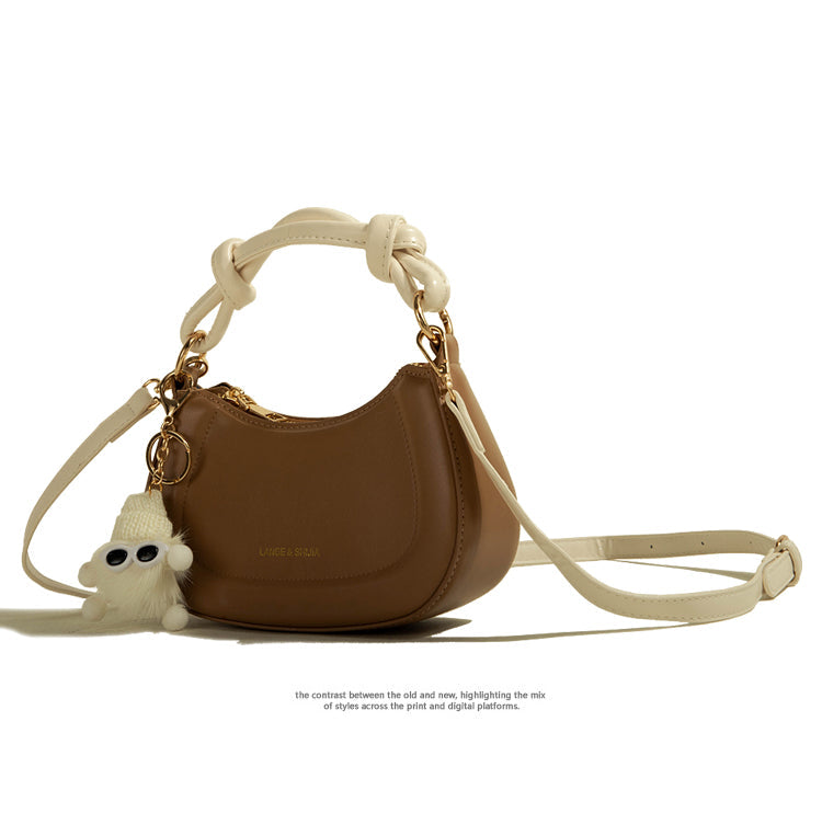Damen-Handtasche, eckig, Kunstleder, elegant und vielseitig-2