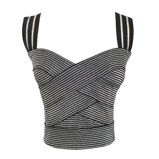 Variant image for Damen-Crop-Top, Streetwear, Acetat, Polyester-1