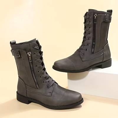 Stiefeletten aus Leder mit spitzer Zehenpartie und Reißverschluss – elegante und komfortable Stiefel für Alltag und Fest 4