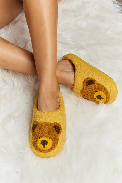 Variant image for Damen-Pantoffeln, Teddybärmotiv, Winter-Plüsch, flauschiges Design-17