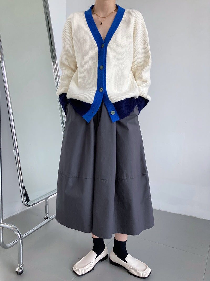 Damen-Cardigan Modernes Design Weiches Acryl-3