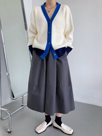 Damen-Cardigan Modernes Design Weiches Acryl-3