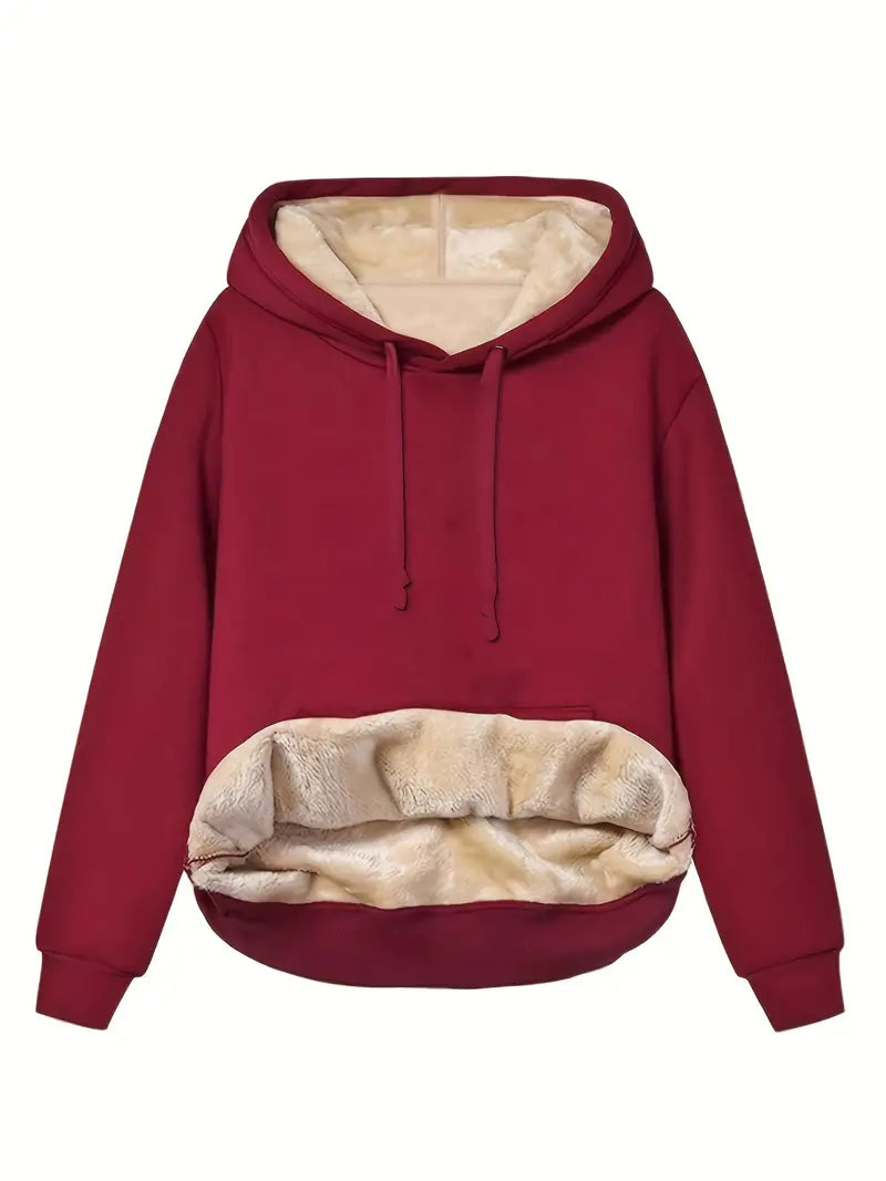 Herren-Hoodie, verstellbare Kapuze, Kängurutasche, 100 % Baumwolle-2