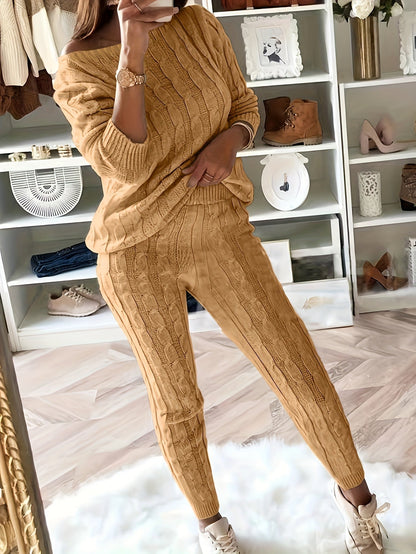 Variant image for Damen-Loungewear-Set, Sweatshirt und Hose aus weichem Polyester-6