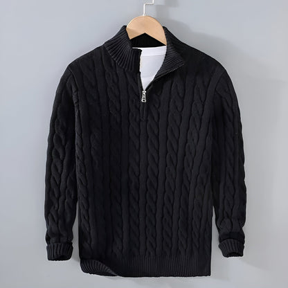Herren-Pullover, Zip, geflochten, Design für, kaltes Wetter 11