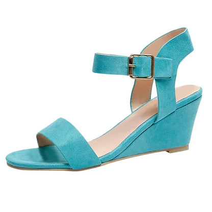 Damen-Keilsandalen Orthopädisches Design Leicht Atmungsaktiv Synthetikmaterial 6