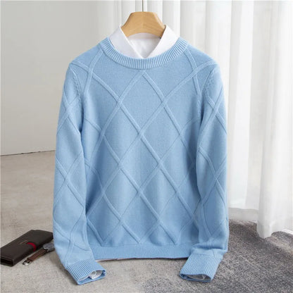 Herren-Pullover, warm und bequem, moderner Stoffmischung-1