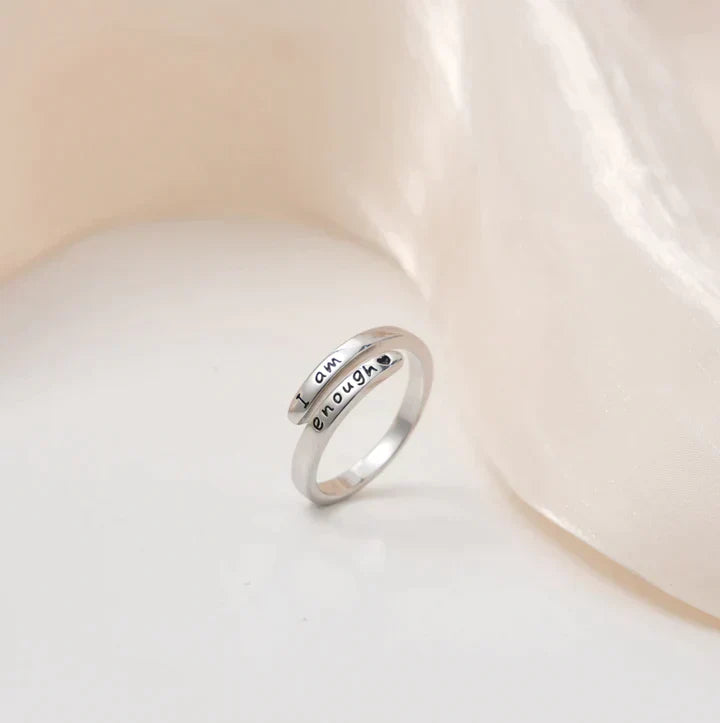 Damen-Ring, Gravur, nachhaltiges Metall-1