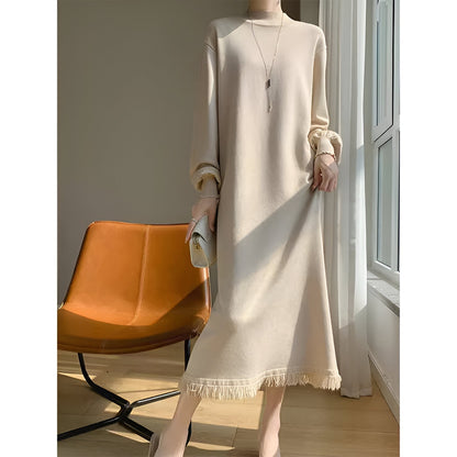Gestricktes Damen-Sommerkleid aus leichter Baumwolle – elegantes Design für Mittsommer und Feste 1