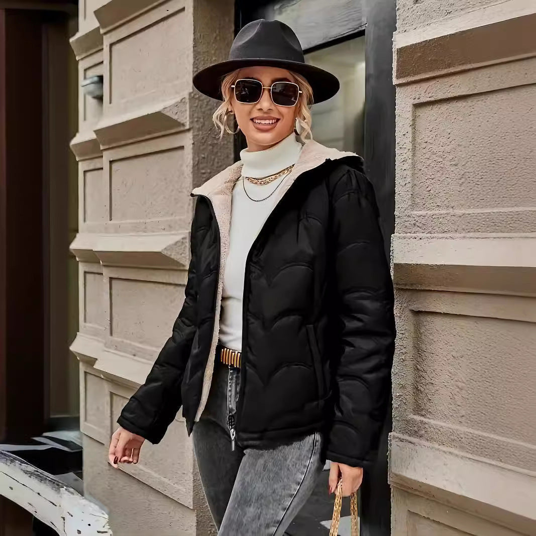 Damen-Jacke, trendige Baumwolle, elegant, komfortabel-3
