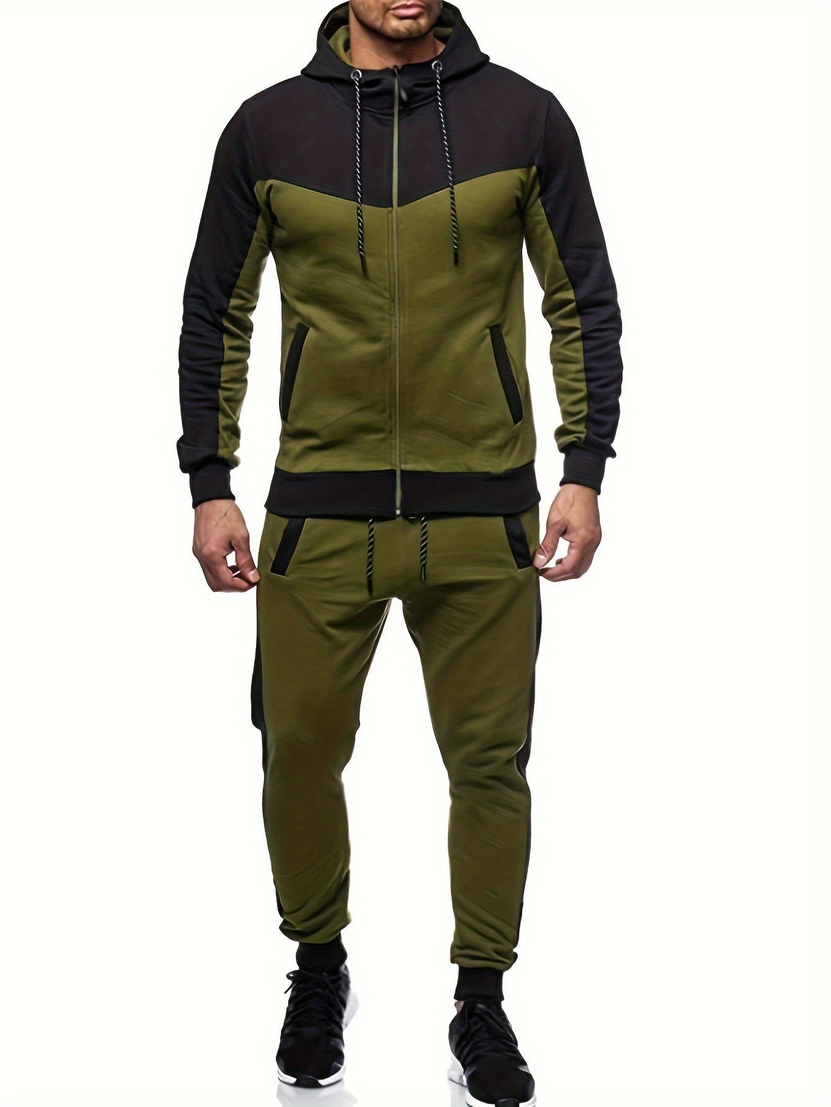 Herren Freizeit-Trainingsanzug Oversized Polyester-2