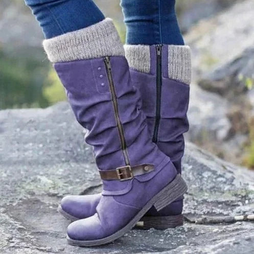 Orthopädische Herren-Stiefel, Gummisohle, Kunstleder-5