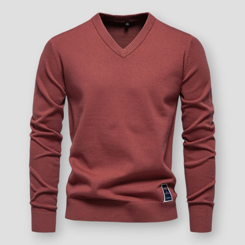 Variant image for Herrenpullover, V-Ausschnitt, weicher Wollmix, moderne Passform-29