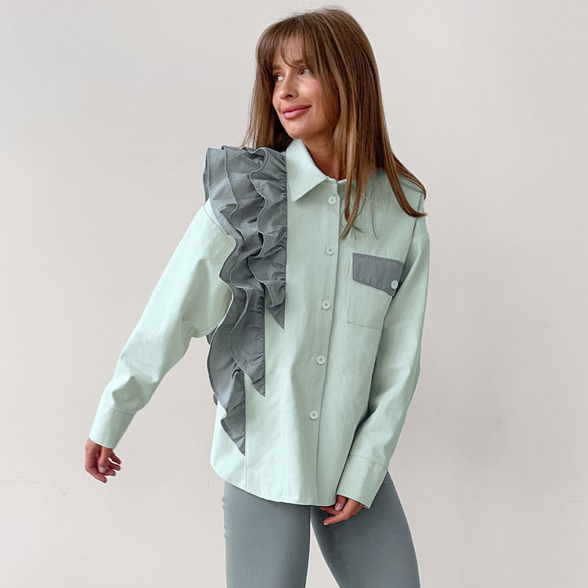 Damen-Lange Strickjacke, Lockerer Schnitt, 95 %, Baumwolle 8
