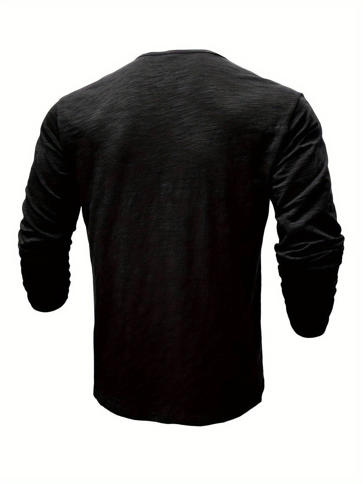Herrenhemd, Henley, Halbknopfleiste, Stretchmaterial, zeitloser Stil-3