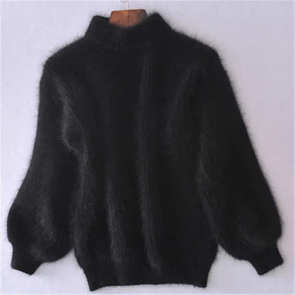 Damen-Strickpullover aus Angora-Mischung mit Vintage-Design – weich und bequem für alle Anlässe 5