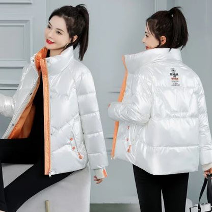 Damenjacke Pufferjacke Wasserabweisend Hochwertiger Stoff-1