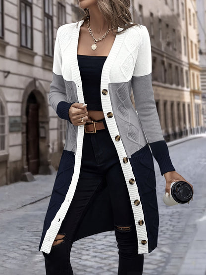 Variant image for Damen-Einknopf-Strickjacke, Wolle-25