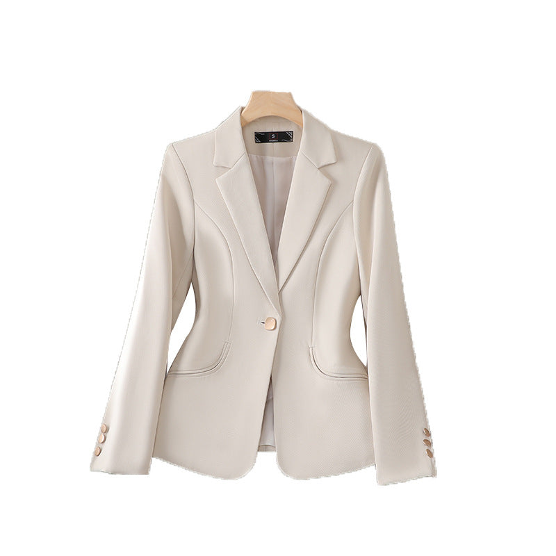Damen Blazer Slim Fit 3D-Muster Polyester-2