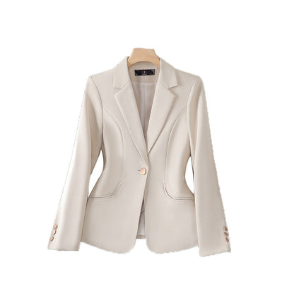 Damen Blazer Slim Fit 3D-Muster Polyester-2