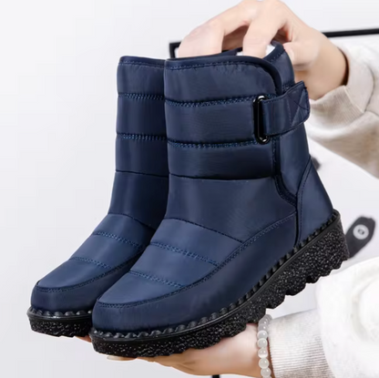 Gefütterte Damen-Winterstiefel, wasserfest und rutschfest, weiches Baumwoll-Innenfutter, perfekt für kalte Bedingungen 3