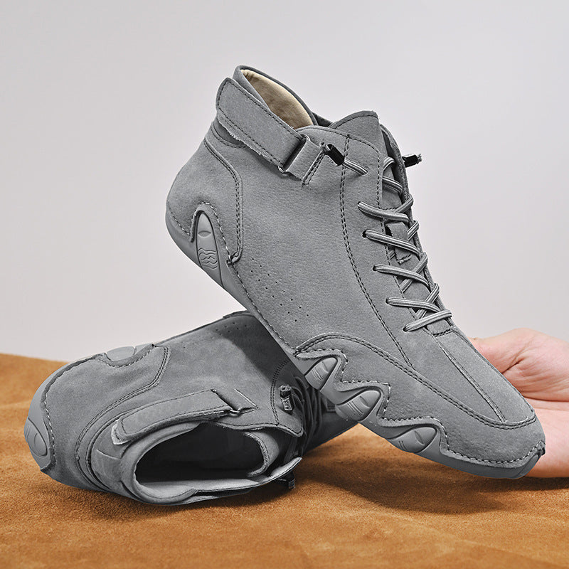 Herren-Winterschuh, Outdoor, Leder, robust und wasserfest-4