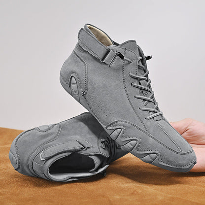 Herren-Winterschuh, Outdoor, Leder, robust und wasserfest-4