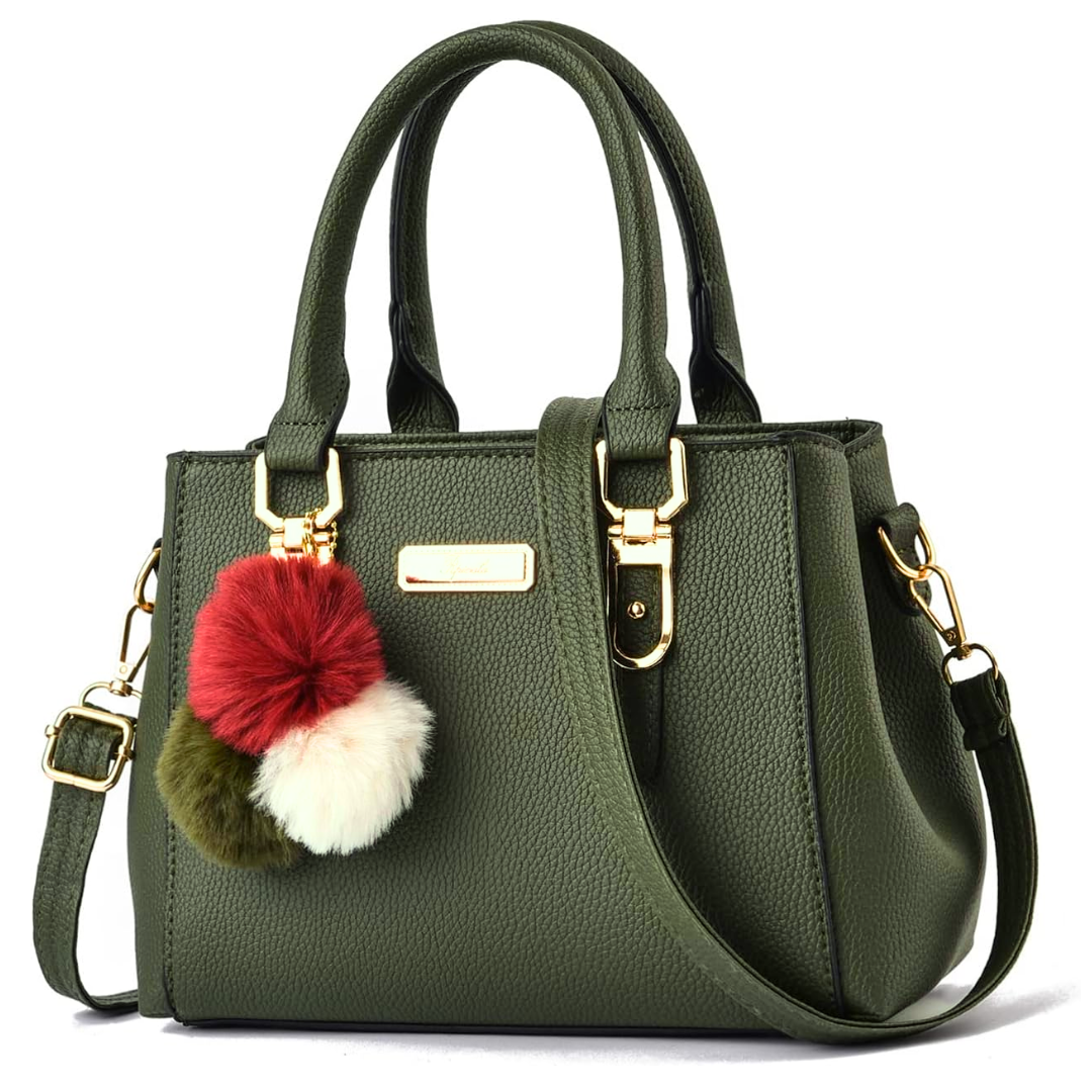 Damen Schultertasche Klassischer PU-Leder Elegantes Design-2