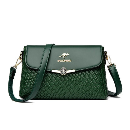Variant image for Damen Schultertasche Leder Vintage Stil Schultertasche-4